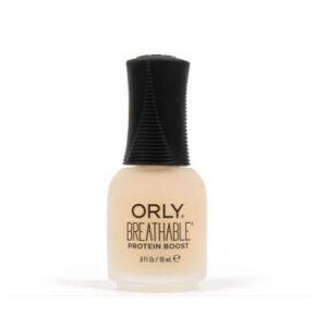 Orly Breathable Protein Boost nail treatment 18ml. Prevents splits, breaks and peeling. Formula 1 or 2.